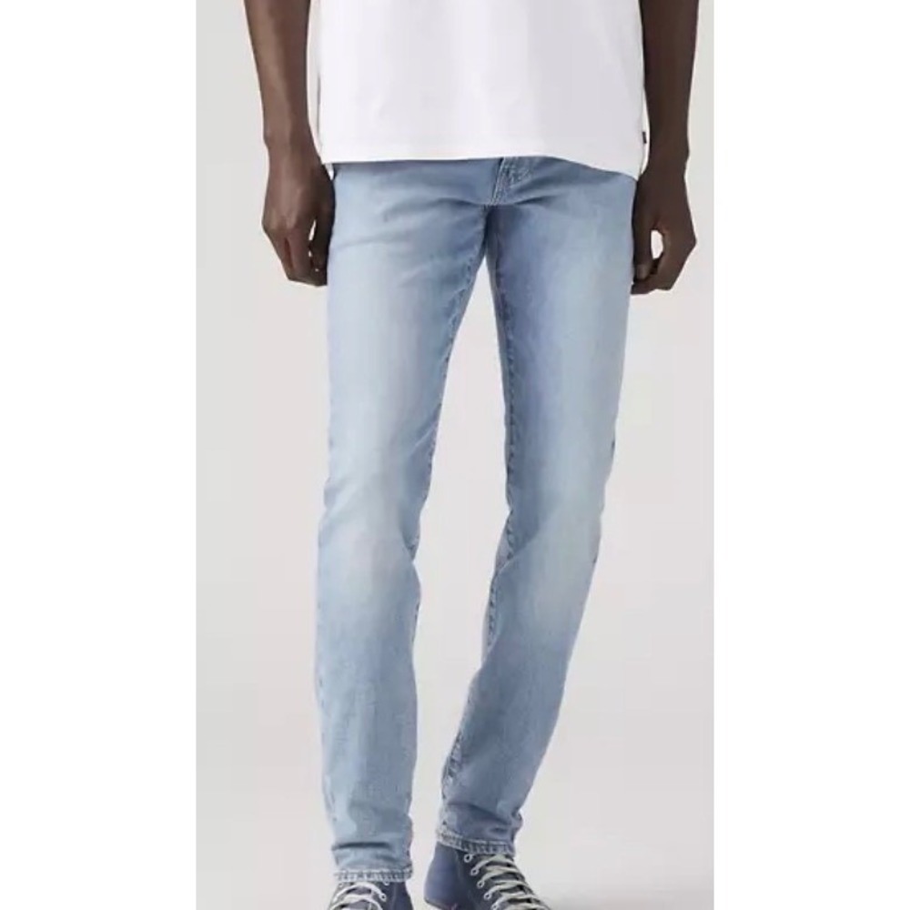 Men's Levi's 512 Slim Taper Jeans 33x34 Light Blue Denim stretch Comfort Pants